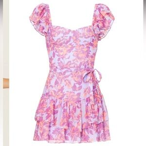 Amanda Uprichard • Mackey Romper in Midsummer • XS NWT $238